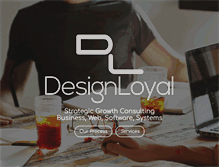Tablet Screenshot of designloyal.com